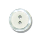 2 Hole Blouse Button - Pearl White