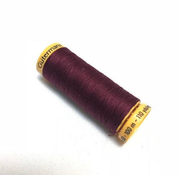 Gutermann Cotton Thread - Burgundy  (3032)
