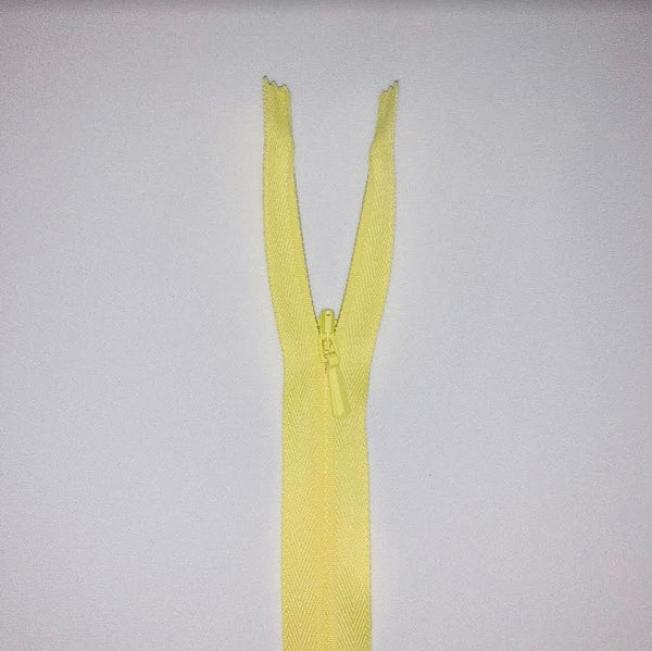 YKK Concealed Zip - Lemon