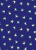 Little Matryoshka - Hearts on Blue (A568.2)
