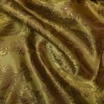 Paisley Jacquard Lining - Dark Gold