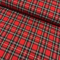 Poly Viscose Tartan - Colour 35- Royal Stewart