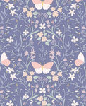 Heart of Summer - Floral Gathering on Hyacinth Blue (CC1.3)