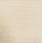 Poly/Cotton Broderie Anglais - Cream