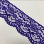 Flat Lace Trim - Purple