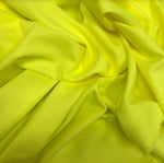 100% Polyester Pongee - Flo Yellow
