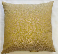 Gold Speckle Satin Cushion Cover - 18" x 18"