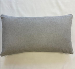 Grey Chenille Cushion Cover - 20" x 12"