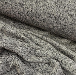 Polyester Knit - Grey/Black