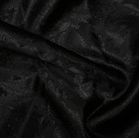 Paisley Jacquard Lining - Black