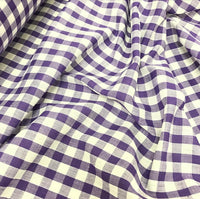 1/4" Gingham - Purple