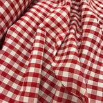 1/4" Gingham - Red