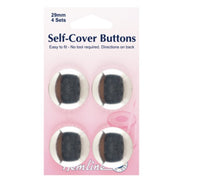 Self Cover Buttons - Metal (11mm, 19mm, 29mm)