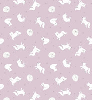 Small Things...Polar Animals - Arctic Fox On Winter Pink With Pearl (SM45.1)