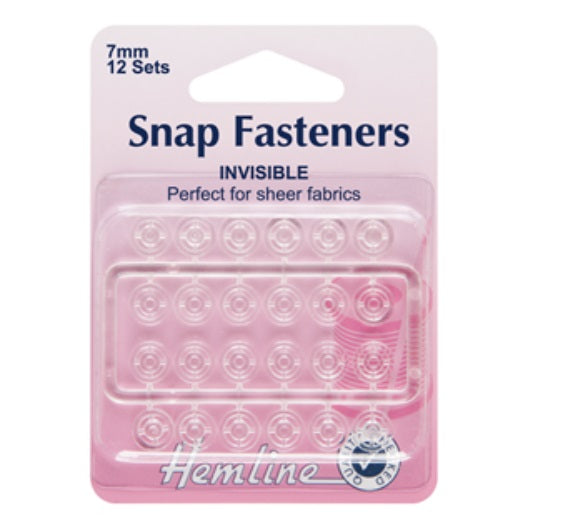 Snap Fasteners - Invisible