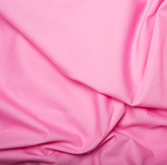 100% Cotton Poplin - Sugar Pink