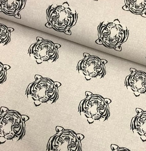 Tiger Heads - Cotton/Poly Mix