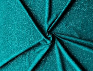 Dazzle Glitter Jersey - Turquoise
