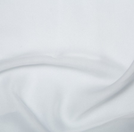 100% Polyester Cationic Chiffon - White
