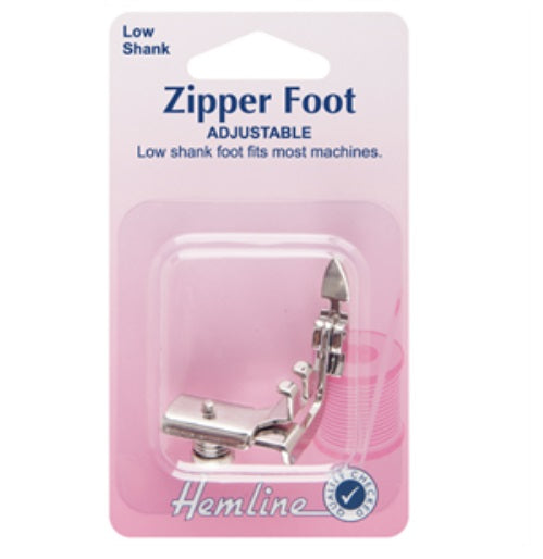 Adjustable Zipper/Piping Foot
